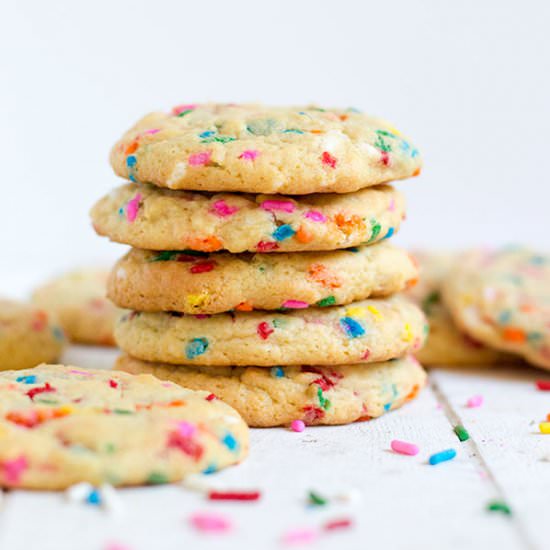 Funfetti Pudding Cookies