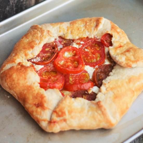 Tomato and Goat Cheese Galette