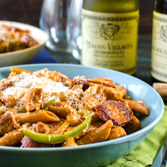Chicken & Sausage Cajun Pasta