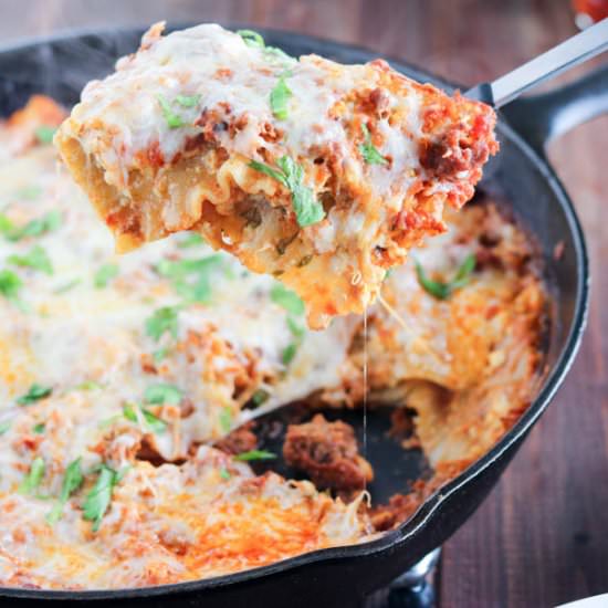Skillet Lasagna with Ragu Homestyle