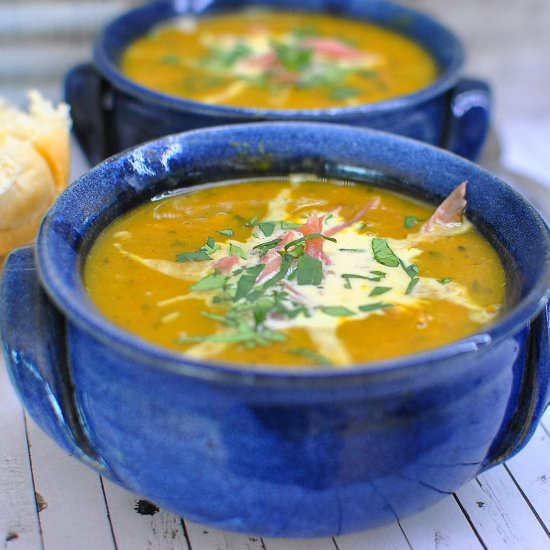 Bacon Hock & Vegetable Soup