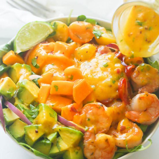 Mango Avocado Shrimp Salad