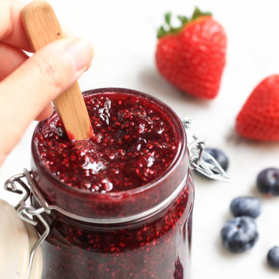 Mixed Berry Chia Seed Jam
