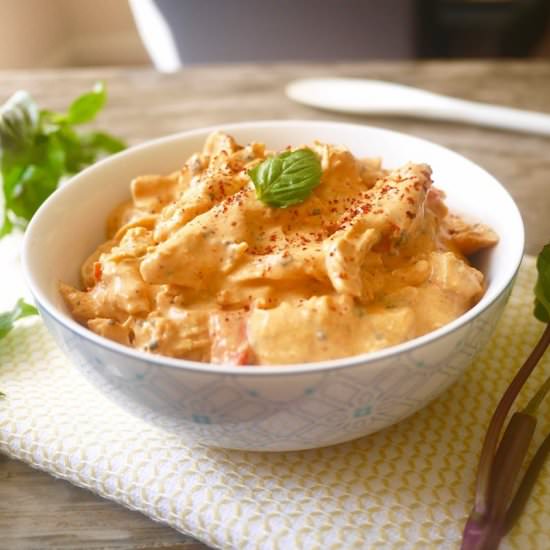 Red Coconut Curry Pulled Chicken