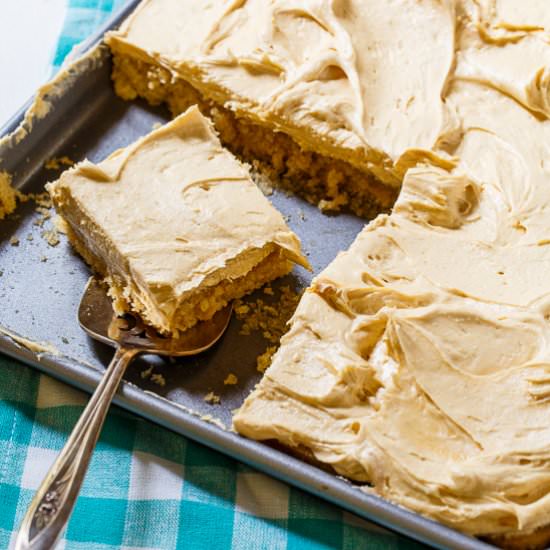 Peanut Butter Sheet Cake
