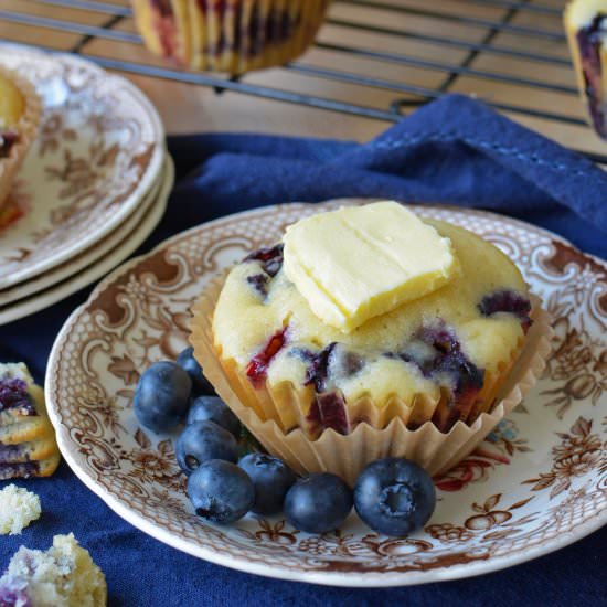Sweet Blueberry Muffins