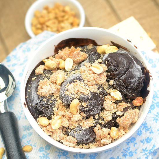 Vegan Brownie Protein Ice Cream