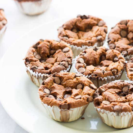 Blender Banana Oatmeal Muffins