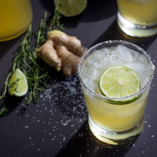 Ginger Thyme Margaritas
