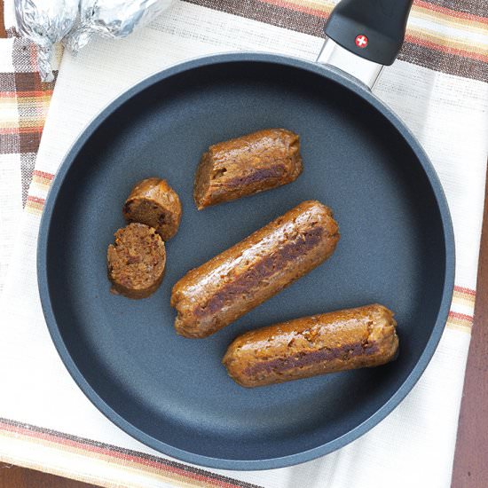 Smoky Maple Veggie Sausages