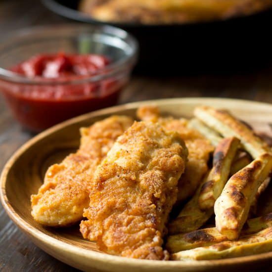 Crispy Paleo Chicken Tenders