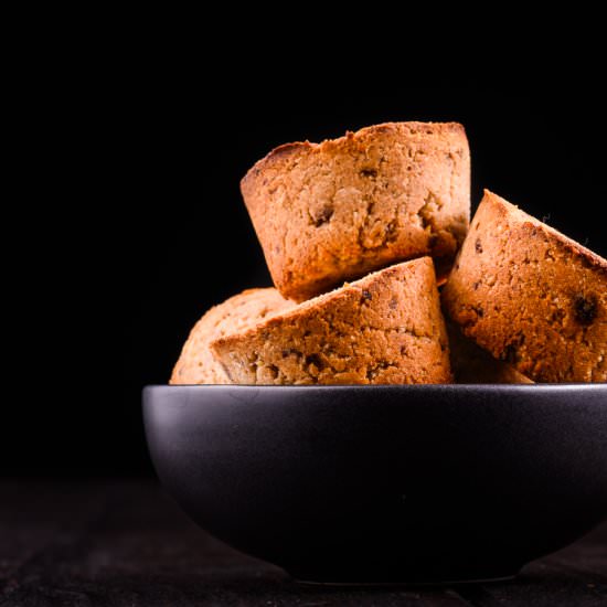 Peanut Butter Banana Muffins