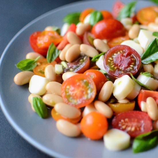 Caprese Bean Salad