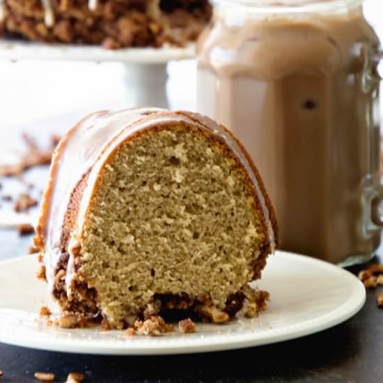 Mocha Iced Coffee Cake