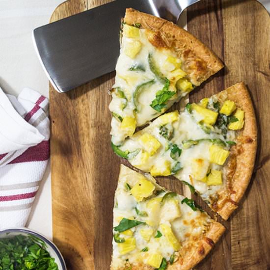 Vegetarian Pineapple Pizza