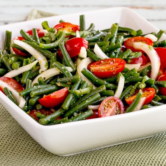Green Bean Tomato Summer Salad