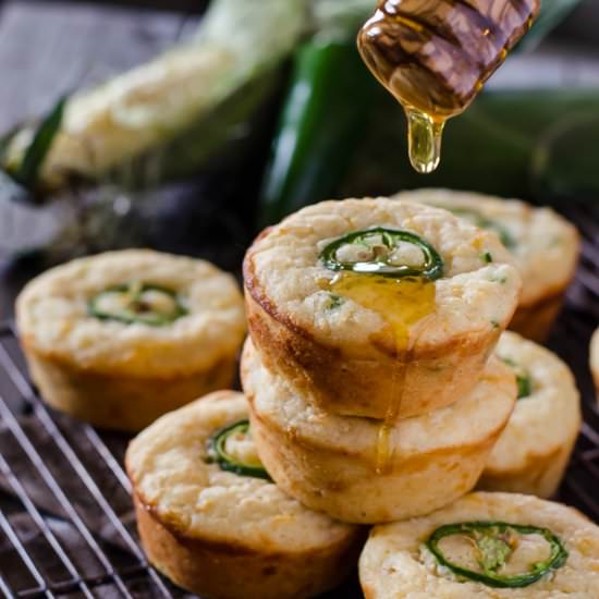 Jalapeno Popper Cornbread Muffins