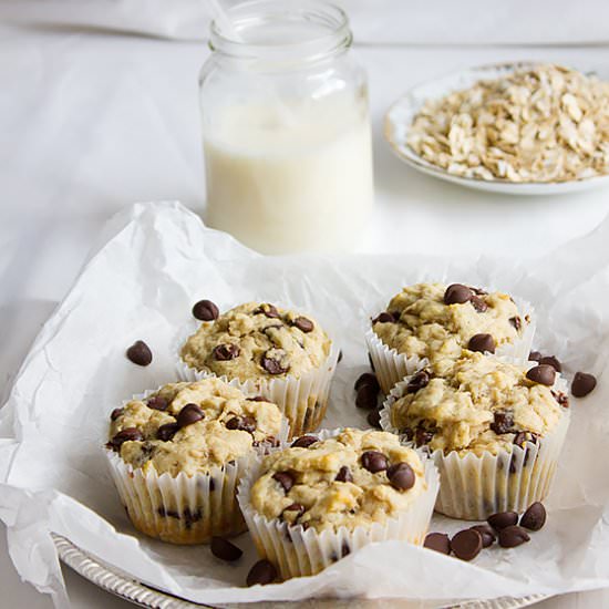 Banana Chocolate Chip Muffins