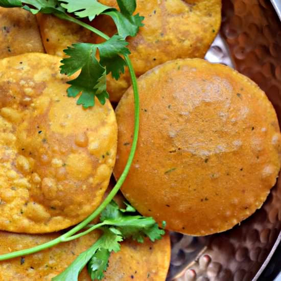 Sweet Potato Masala Puri