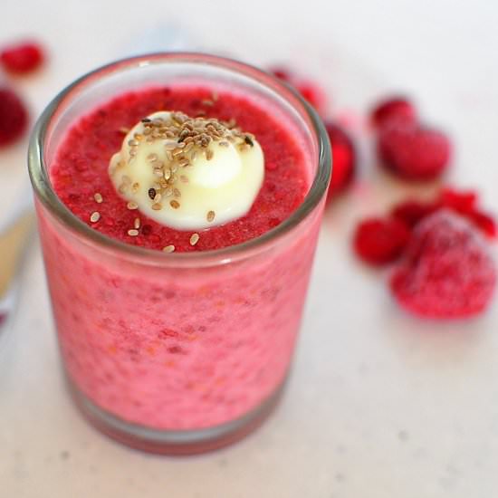 Raspberry Chia Mousse