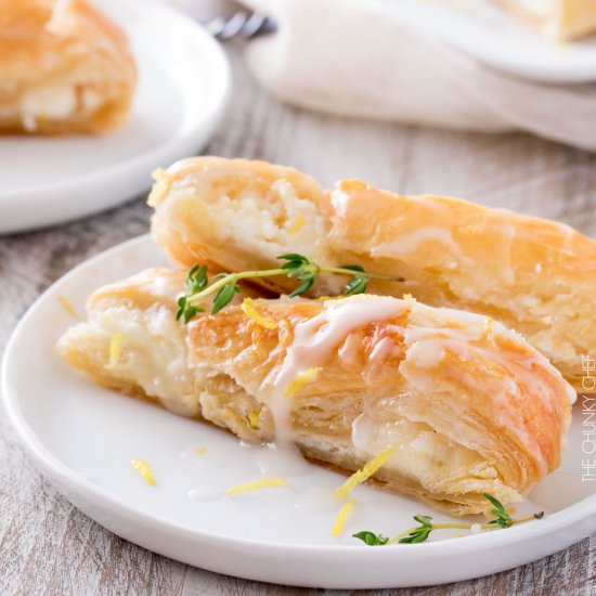 Lemon Almond Cheese Danish