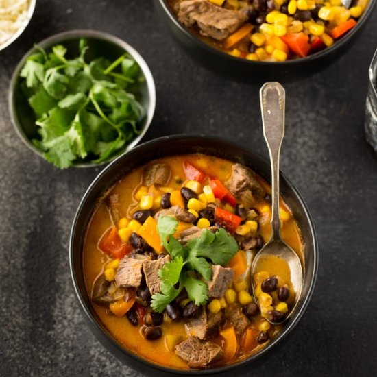 Beef Fajita Soup