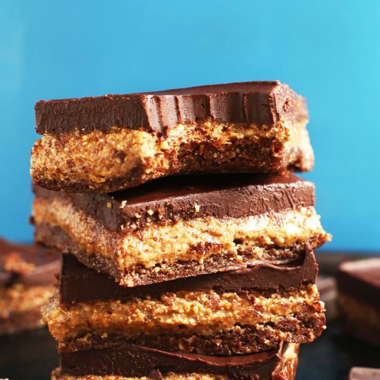 No Bake Almond Butter Cup Bars