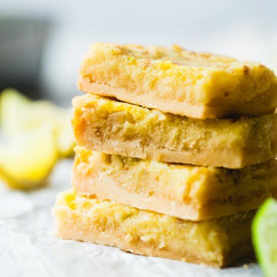 Tropical Paleo Lemon Bars