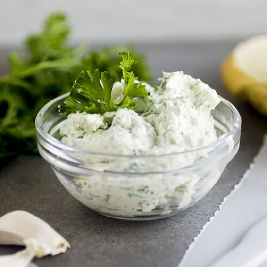 parsley garlic cream cheese