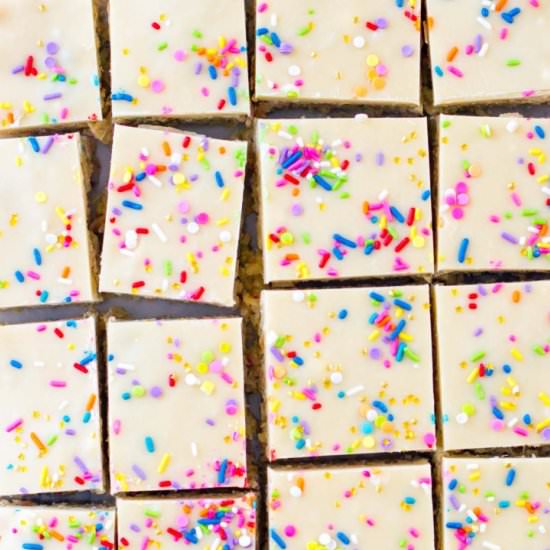Cake Batter Rice Krispie Treats