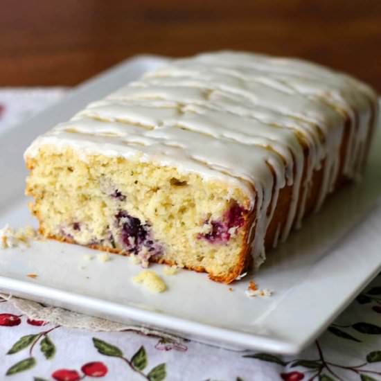Lemon Zucchini Blueberry Bread