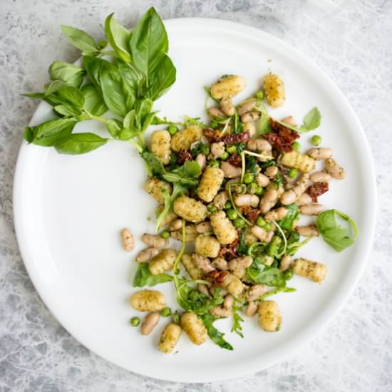 Vegan Gnocchi with Arugula Pesto