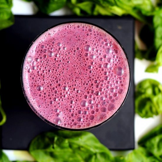 Blueberry Spinach Juice