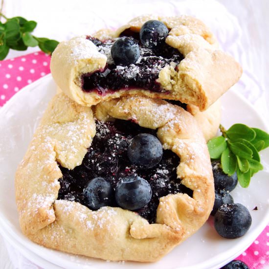 Mini Blueberry Galette
