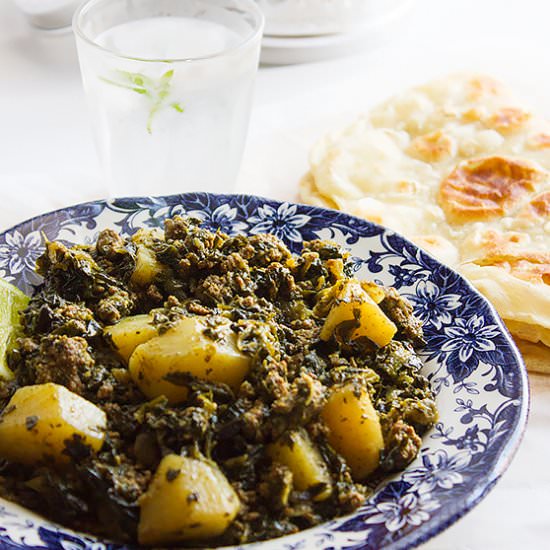 Palak Aloo Keema