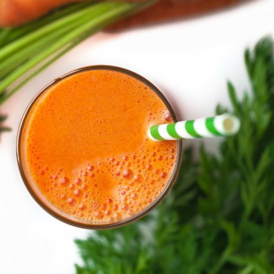 Kids Friendly Fresh Carrot Juice