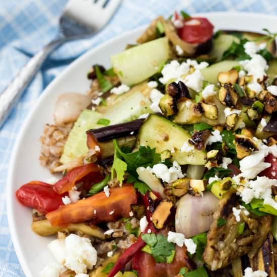 Bulgur Tabbouleh Salad With Feta