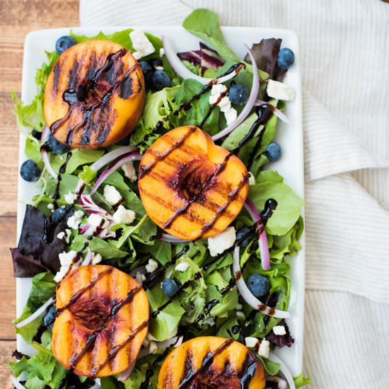 Grilled Peach Salad