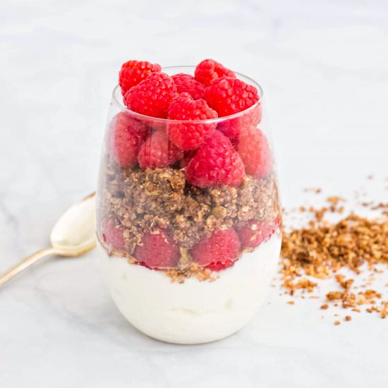 Granola Raspberry Parfait