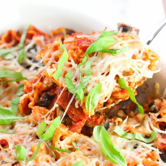 Pasta Pizza Casserole
