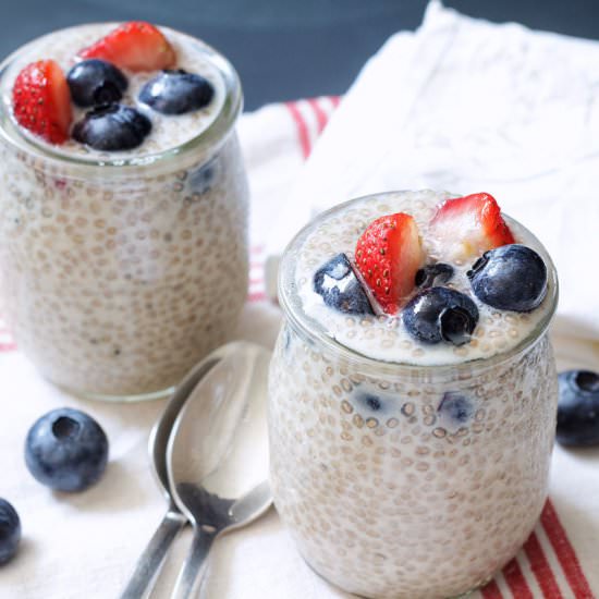 Almond Milk Chia Seed Pudding