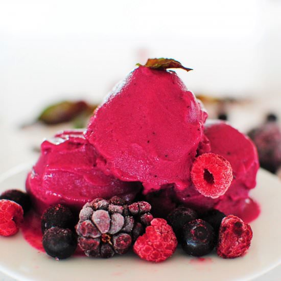 Berry & Beetroot Sorbet