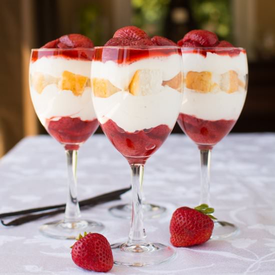 Strawberry Shortcake Parfaits