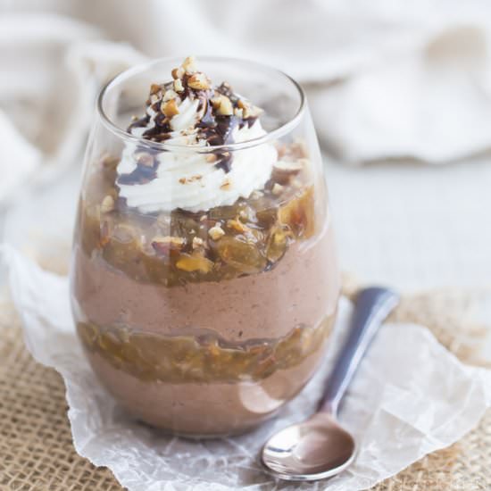 German Chocolate Cheesecake Mousse