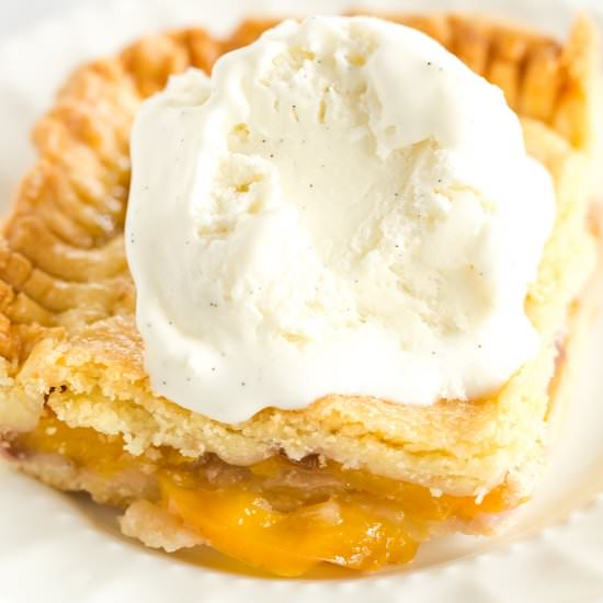 Nectarine Slab Pie