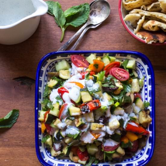 Grilled Fattoush Salad