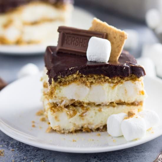 S’mores Ice Box Cake