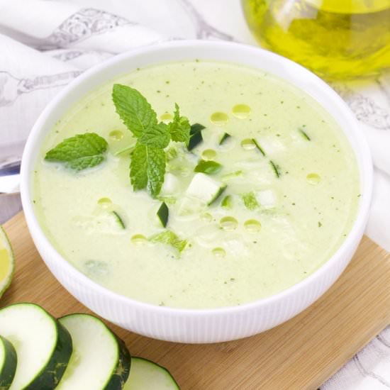 Cucumber Mint Gazpacho