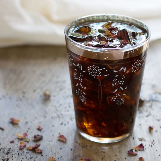 Middle Eastern Iced Coffee with Hom