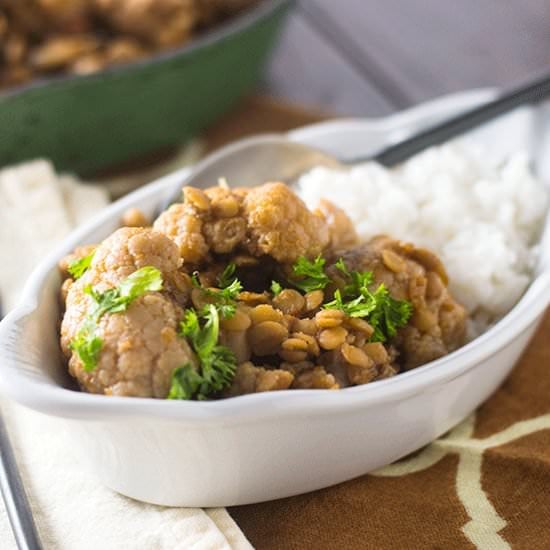 Indian Spiced Cauliflower